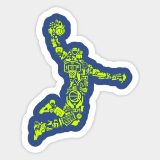 Basketball Player Sticker